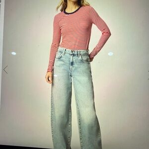 Splendid,   Size M  , Color Striped Blend  RED and White